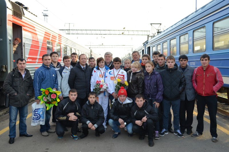 В Канаше встретили чемпионов